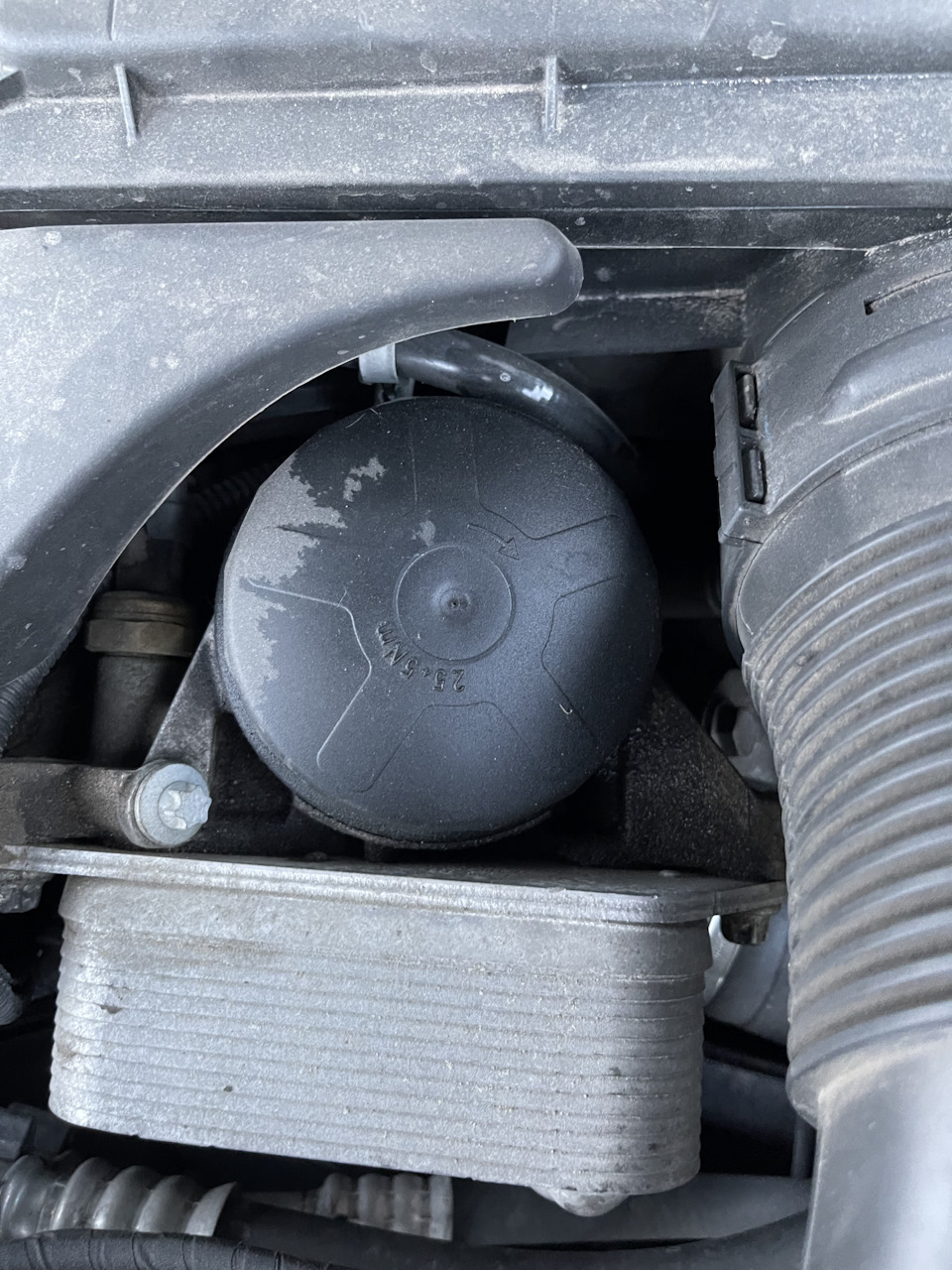 Повторна заміна прокладок теплообмінника та масляної склянки 2