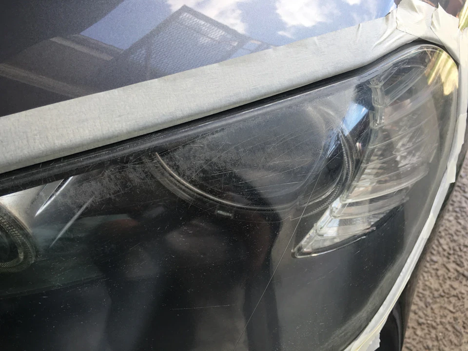 Поліровка фар та покриття лаком BMW X5 E70