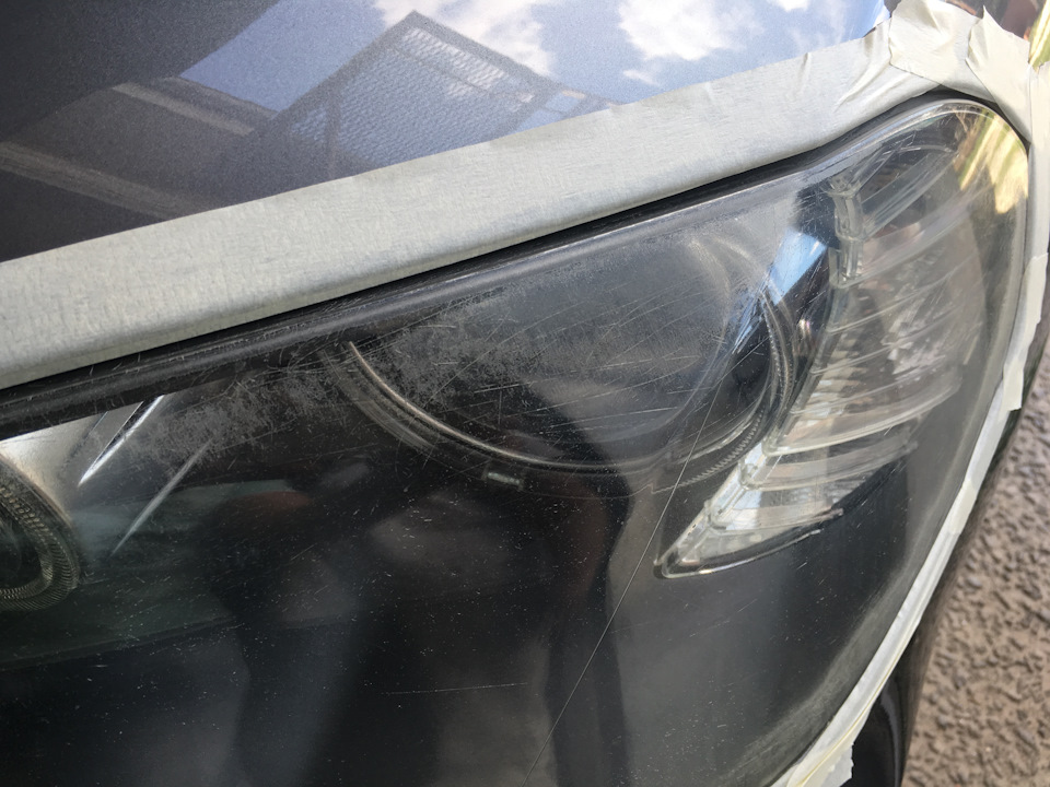 Поліровка фар та покриття лаком BMW X5 E70 1