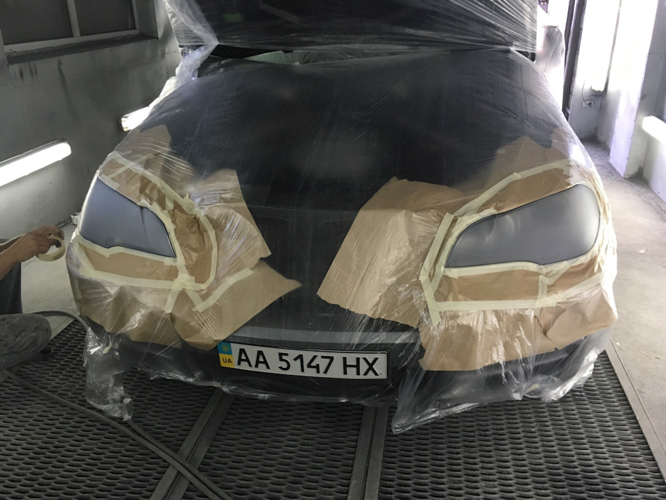 Поліровка фар та покриття лаком BMW X5 E70 3