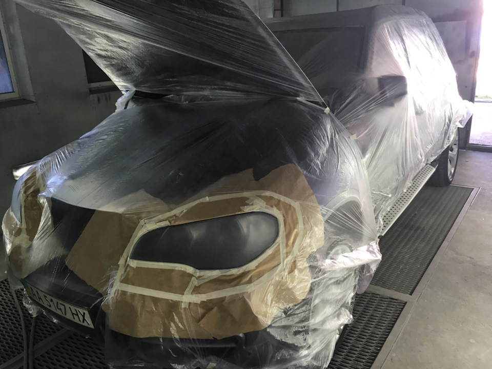 Поліровка фар та покриття лаком BMW X5 E70 4