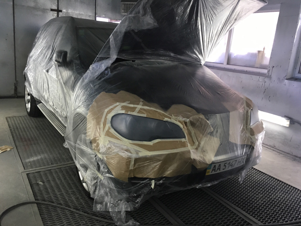 Поліровка фар та покриття лаком BMW X5 E70 5