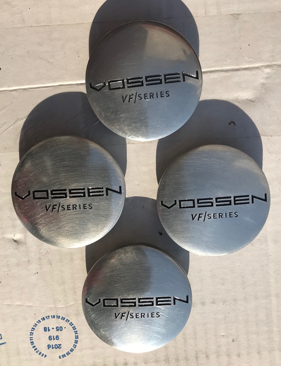 Реставрація центральних заглушок Vossen 4