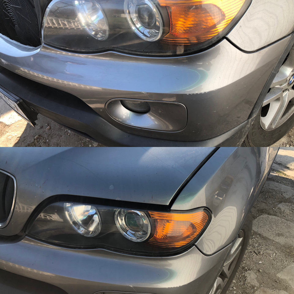 Знову чистимо фари BMW e53 2