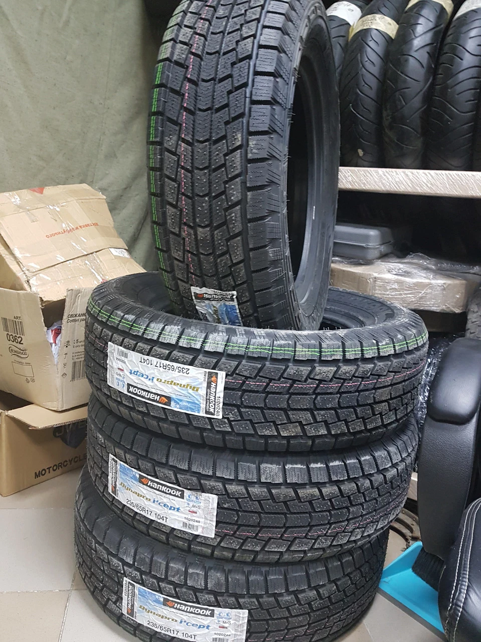 Купив тапки Hankook Dynapro I*Cept RW08 235/65 R17 104T