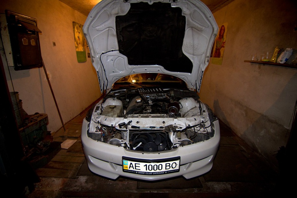 BMW Z3 install angel eyes 2