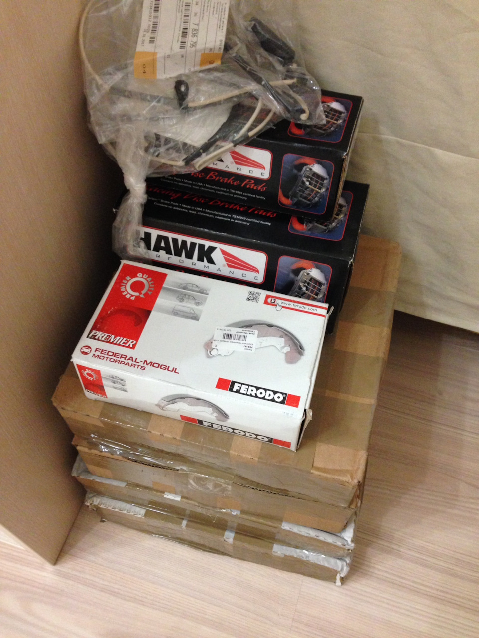 Тормоза ориг. Колодки HAWK hp+ 4