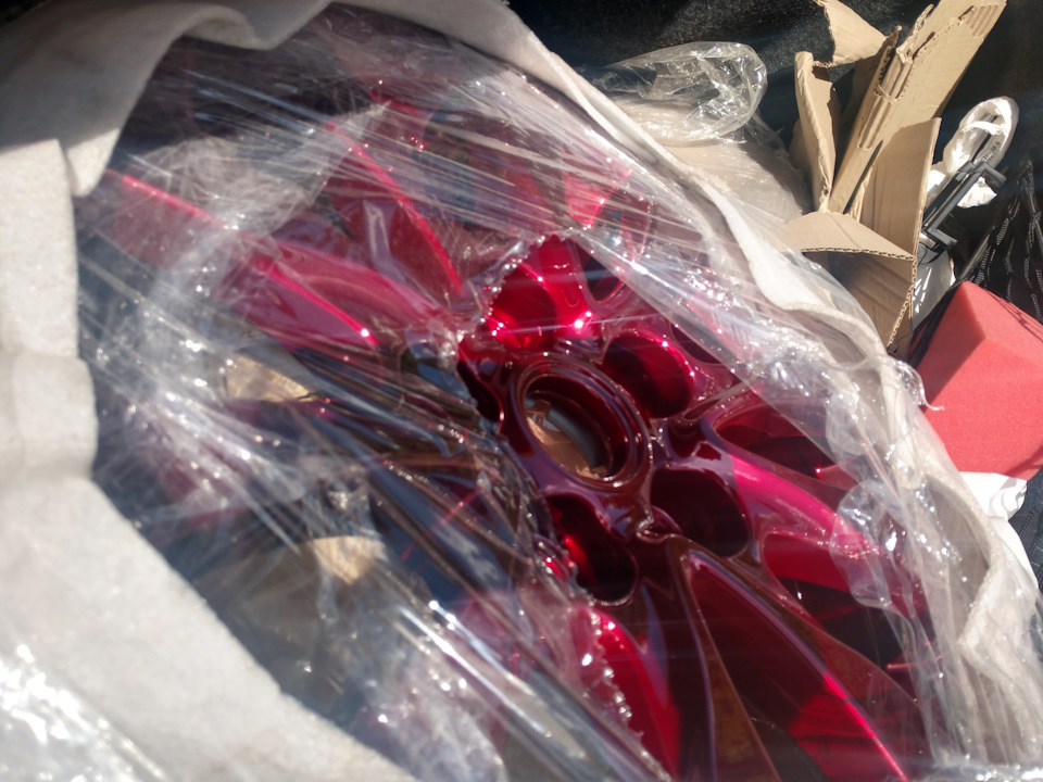 Трейлер. Candy red wheels. 1