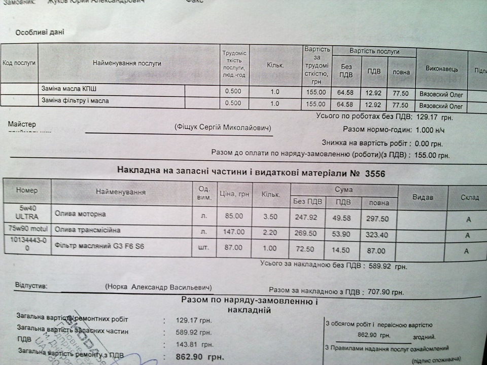 ТО-0 або 2000 км 3