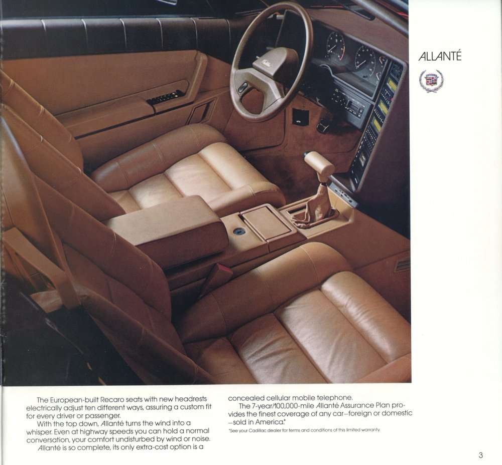 Рекламний буклет Cadillac 1988 року 4