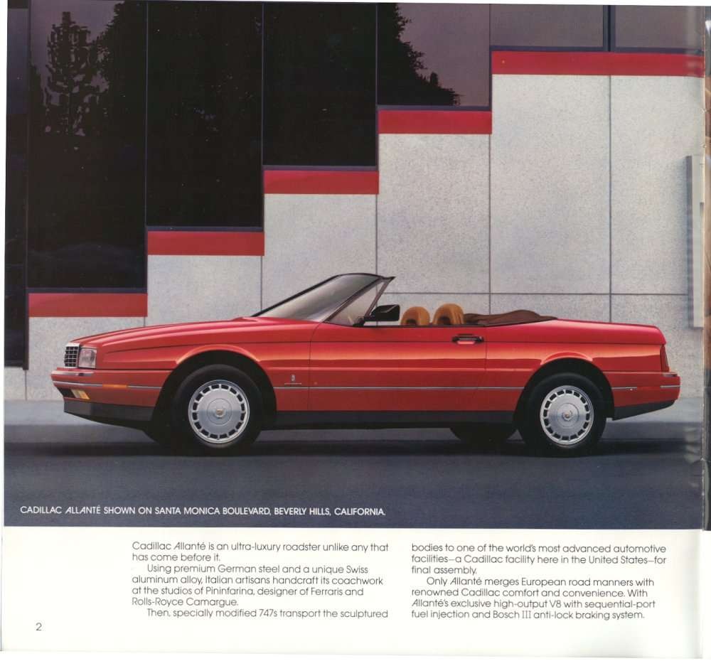 Рекламний буклет Cadillac 1988 року 3