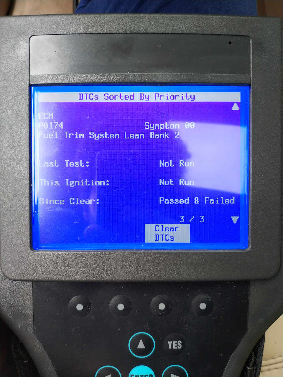 P0174 P0171 Fuel Trim System Lean Bank 1/2 2