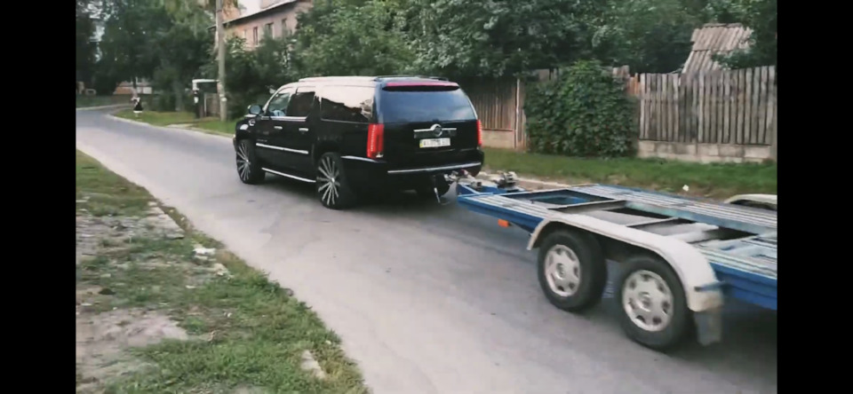 Кадиллак, як евакуатор 1