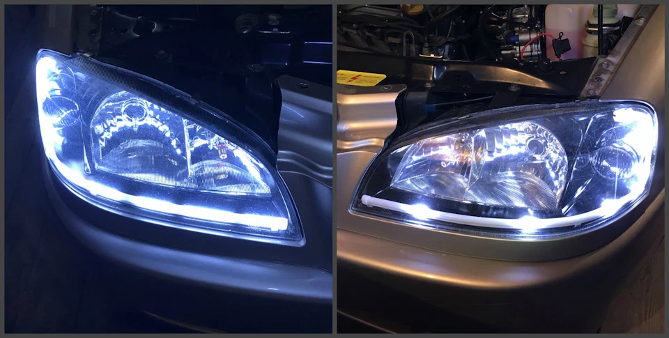 ДХО-Crystal LED з поворотом, що біжить ✔все як у багатих😎🤘🏻