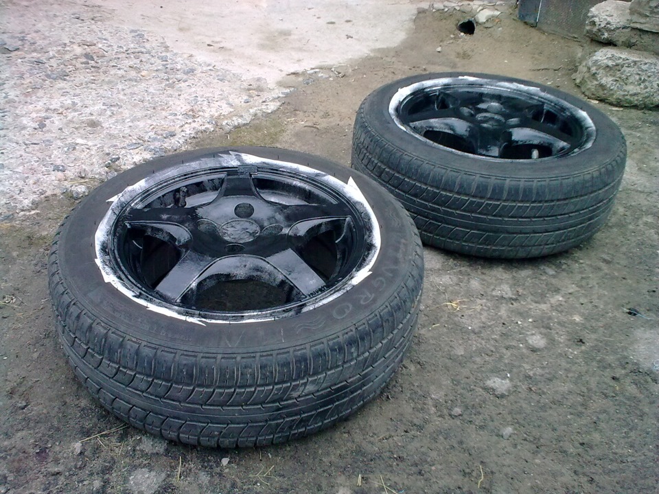 Фарбування дисків Plasti Dip-ом 3