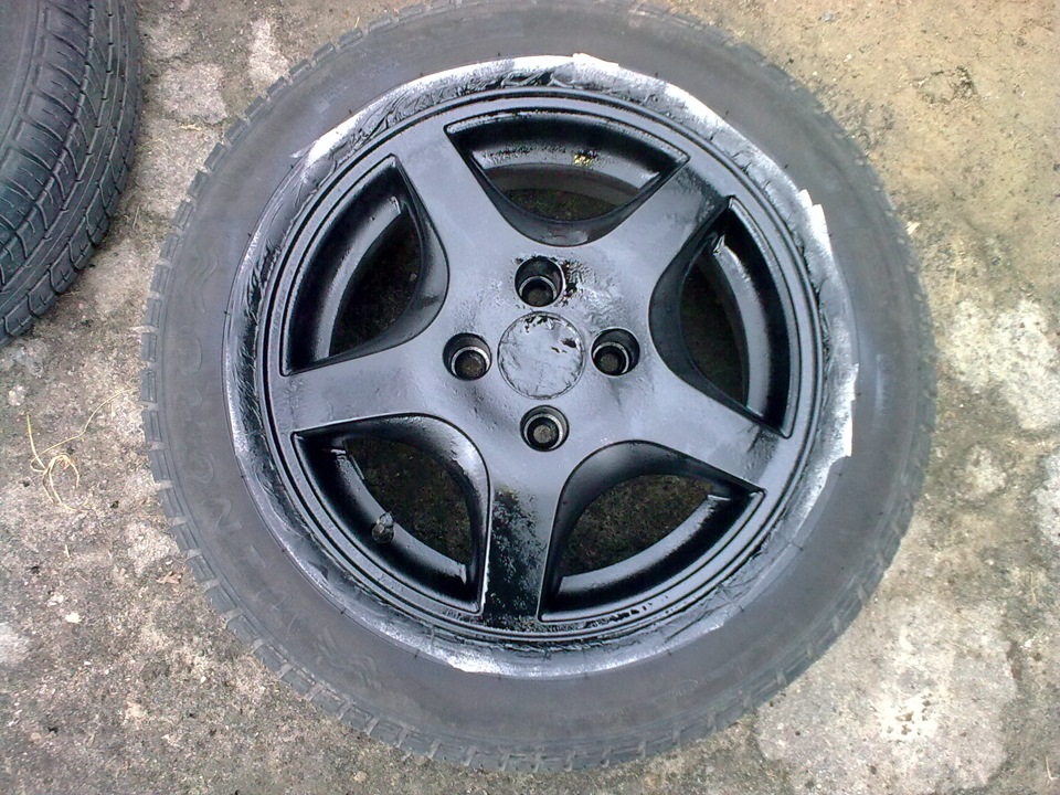 Фарбування дисків Plasti Dip-ом 4