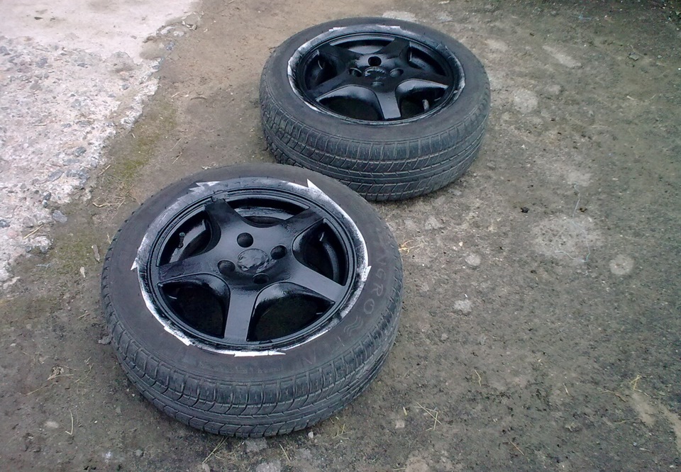 Фарбування дисків Plasti Dip-ом 5