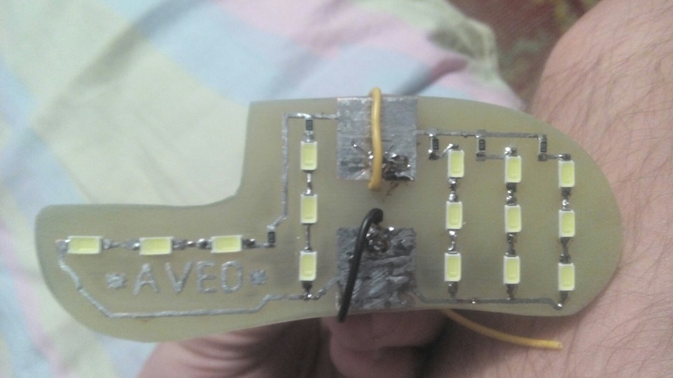 Пересвіт плафона AVEO 4