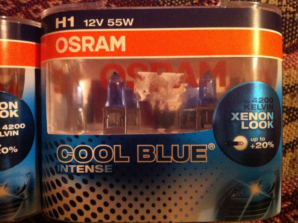 Заміна штатних ламп на OSRAM COOL BLUE 3