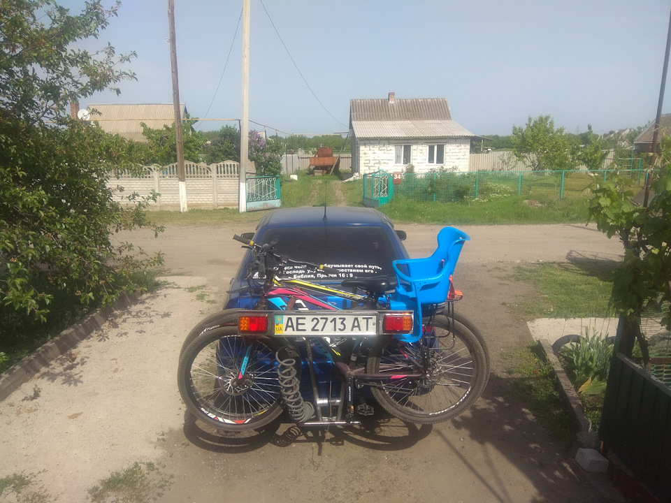 Крепление на фаркоп для перевозки велосипедов. 4