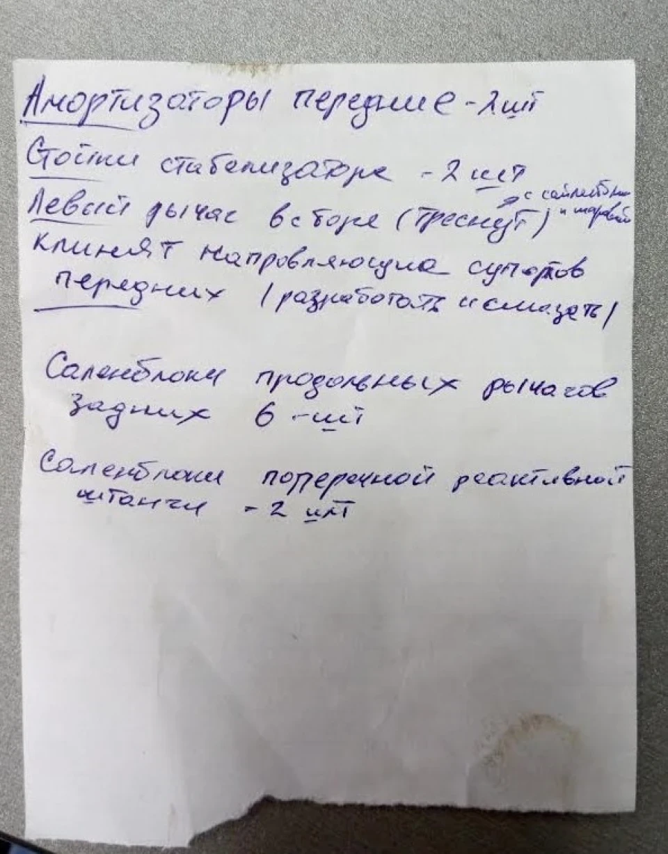 Поломка та знайдені проблеми