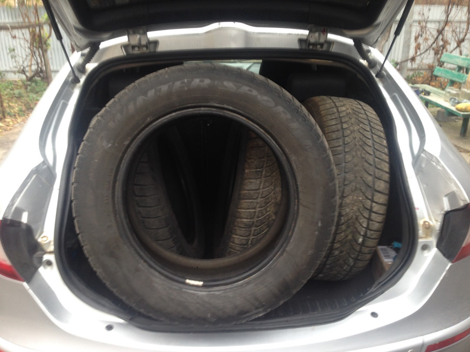 Поставив зиму 215/60 R16 на Chery M11! 1