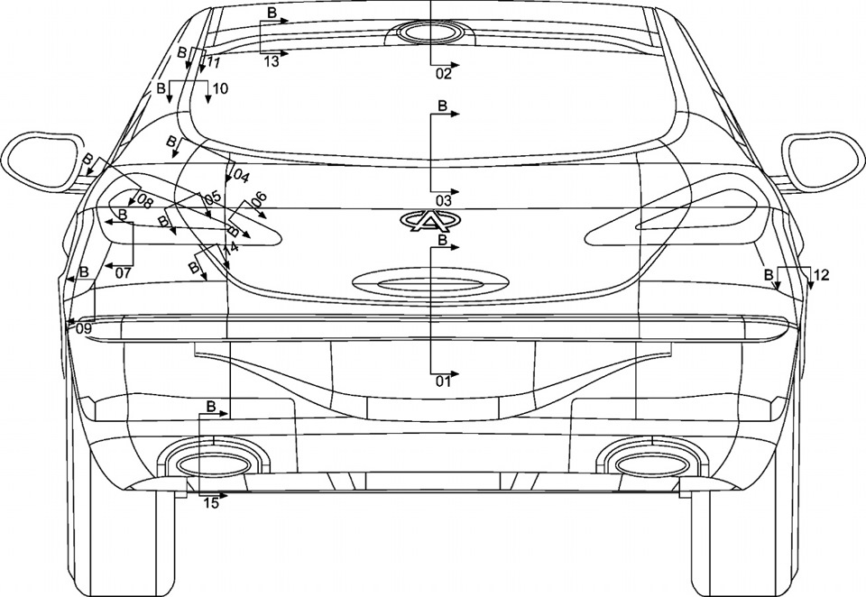 Створення 3D моделі Chery M11 1