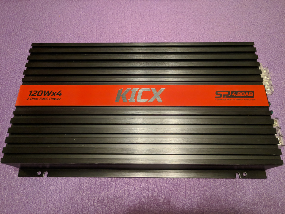 2019.02.04 Підсилювач звуку Kicx SP 4.80AB 4-х канальний 2