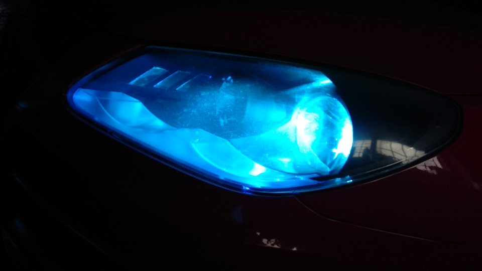 Заміна LED 6000K на 8500K + Сині LED габарити 4