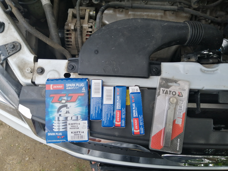 5. Заміна свічок Denso K20TT (33100 км) 1