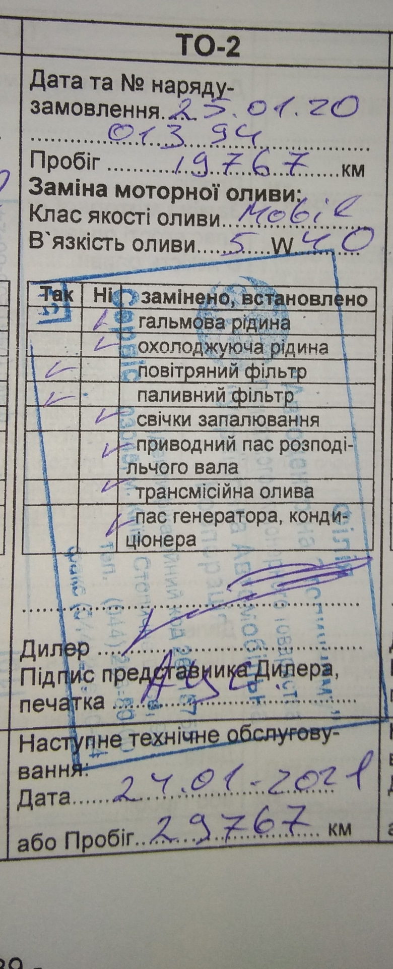 ТО-2 4
