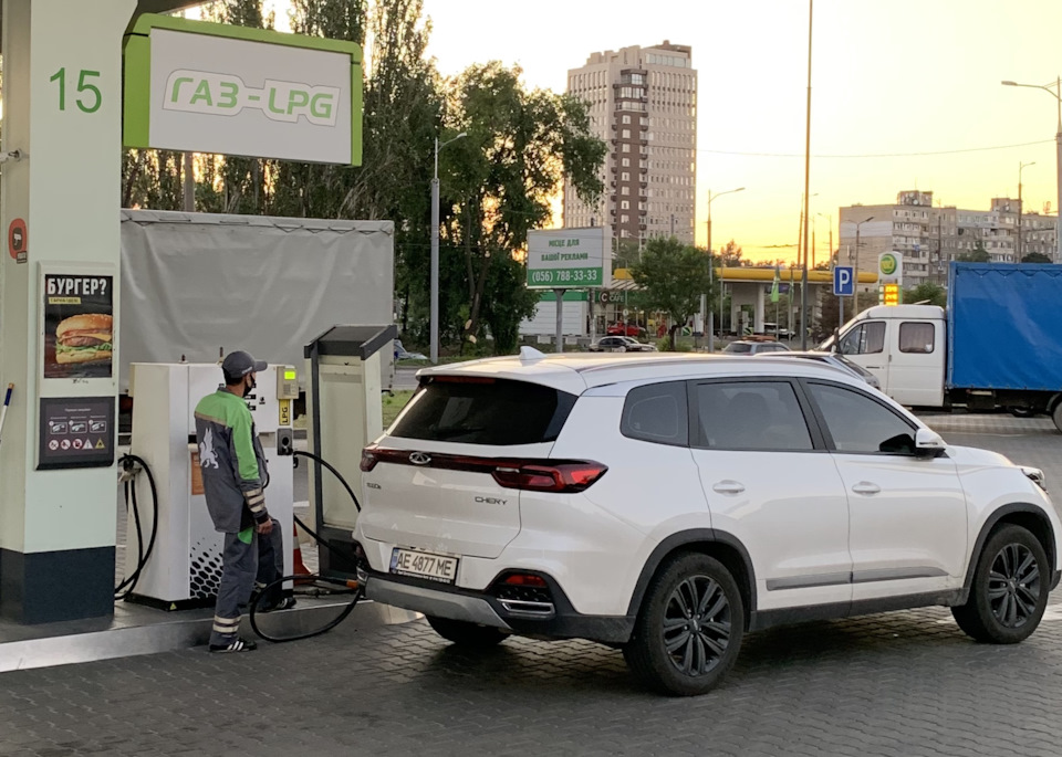 ГБО на Chery Tiggo 8 1