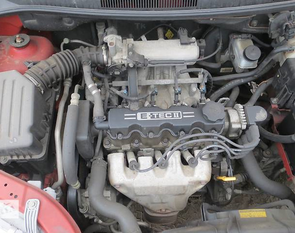 ДВС і КПП, які встановлювалися на Chevrolet Aveo/Chevrolet Aveo 5