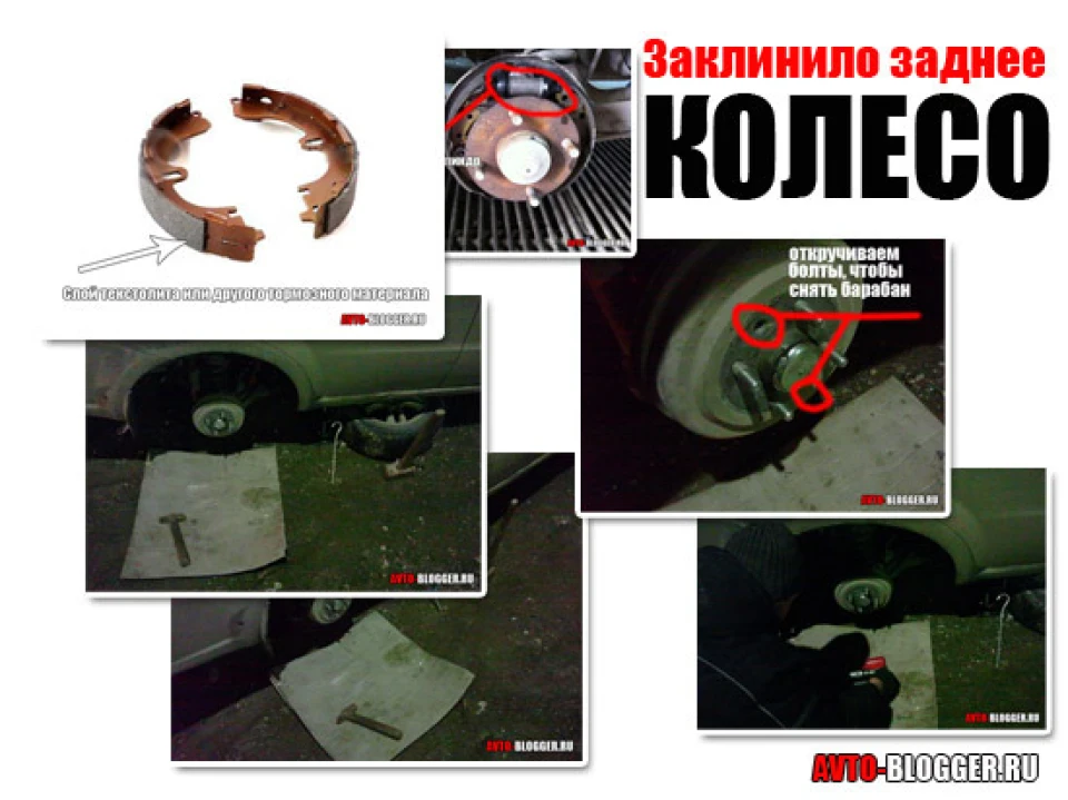 Поломка на рівному місці. Заблоковано заднє колесо.
