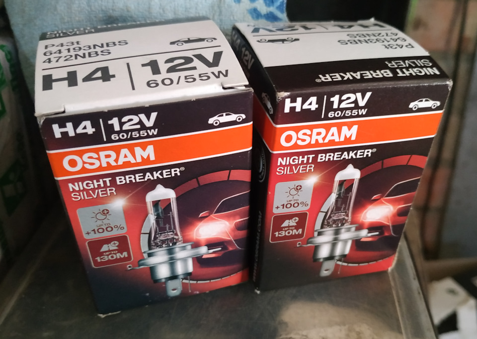 Лампи головного світла OSRAM Night Breaker 2