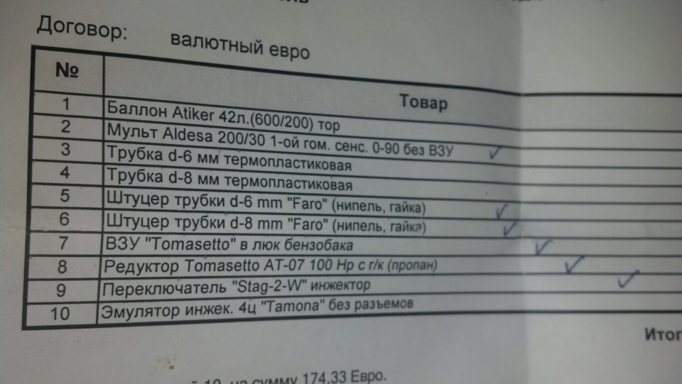 Встановлення Гбо 1