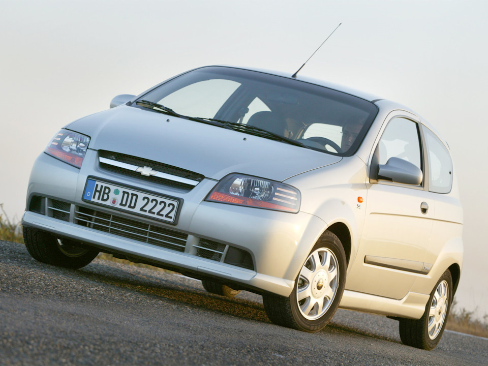 Губа для Aveo Т200 рейстайлінг 4