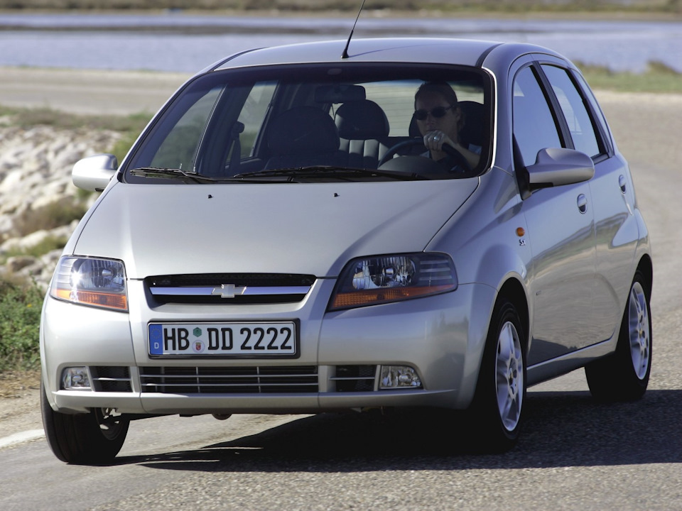 Губа для Aveo Т200 рейстайлінг 5