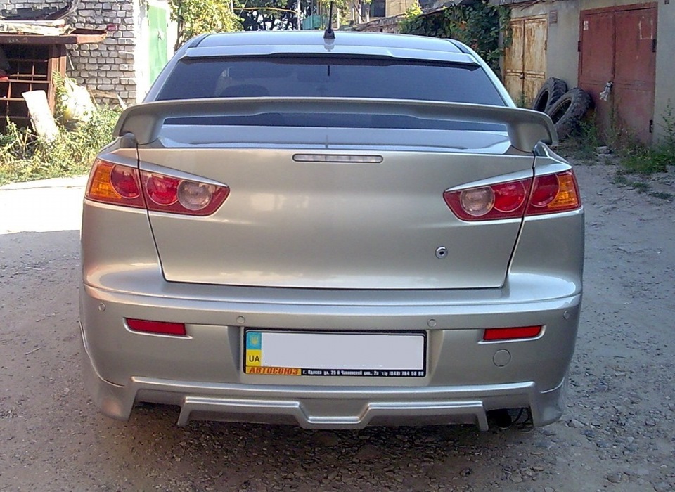 Обважування на Lancer X 1