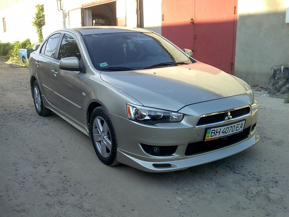 Обважування на Lancer X 4