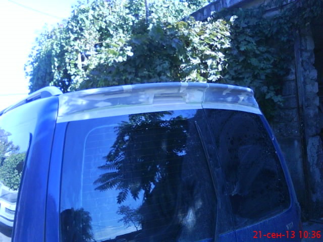 Спойлер (розпашування) Volkswagen Caddy 3