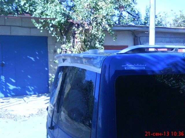Спойлер (розпашування) Volkswagen Caddy 2