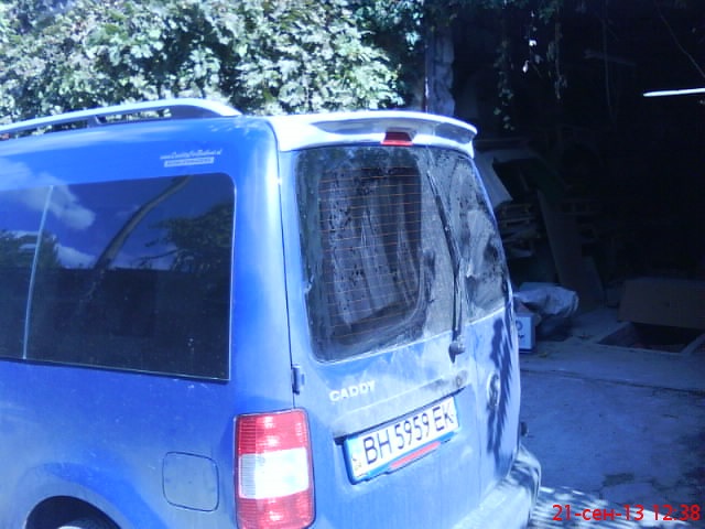 Спойлер (розпашування) Volkswagen Caddy 5