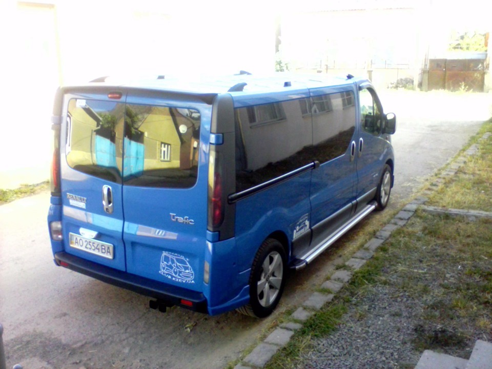 Задні накладки для vivaro-trafic-primastar 2