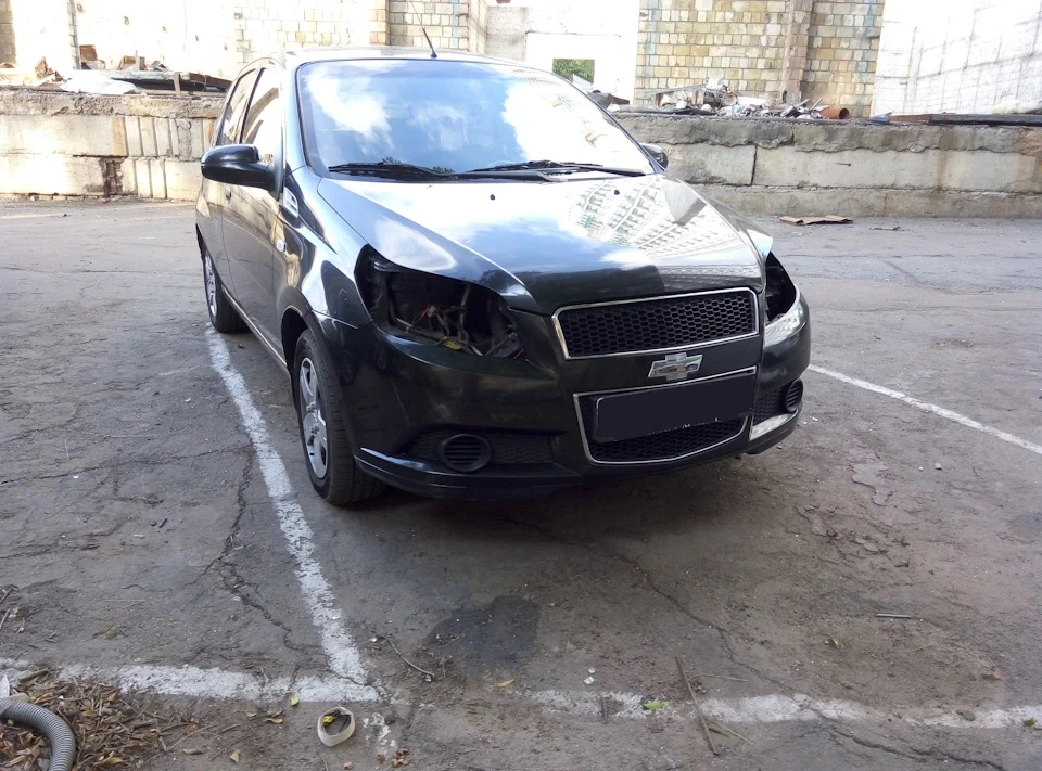 Відновлюємо каламутні фари Авео Т255. Хай буде світло!