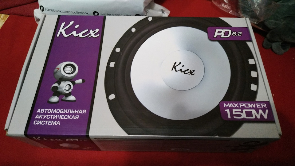 Компоненти Kicx PD6.2 на фронт 1