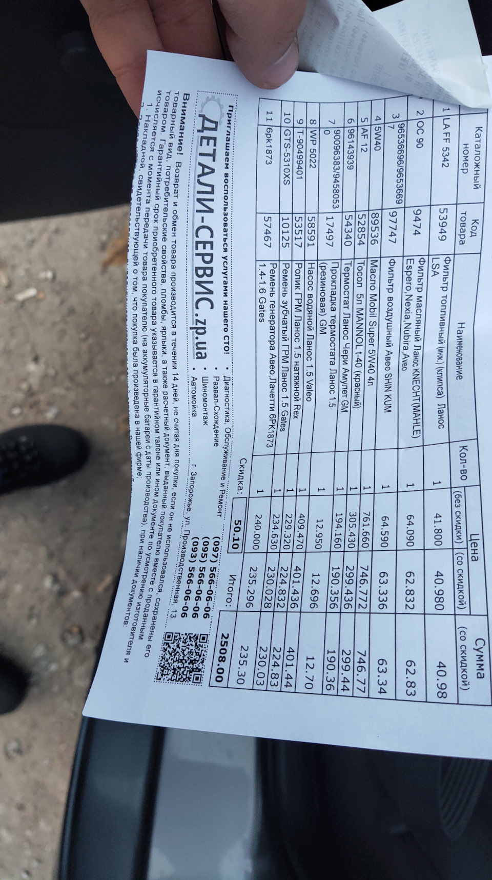 Позапланове ТО після покупки 1