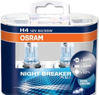 Більше світла - Osram night breaker plus 4