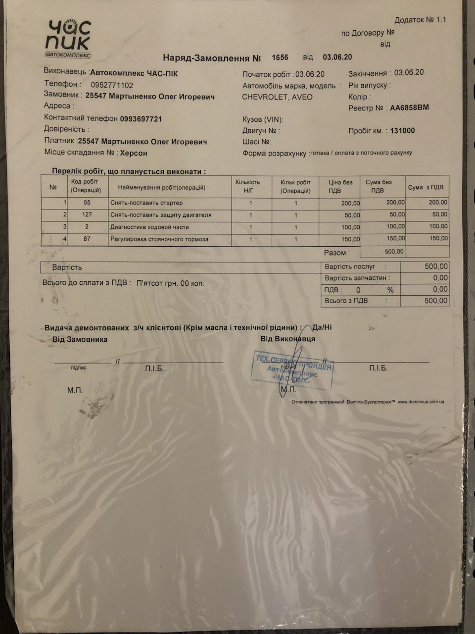 Синій дим. Всі чеки до 2020. Радіатор, дрібниці по підвісці. Проблема зі стартером. 4