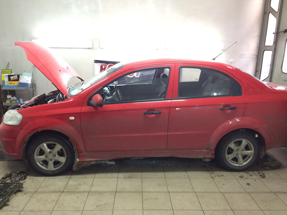 ТО заміна масла Chevrolet Aveo Sedan + заміна акумулятора. 3